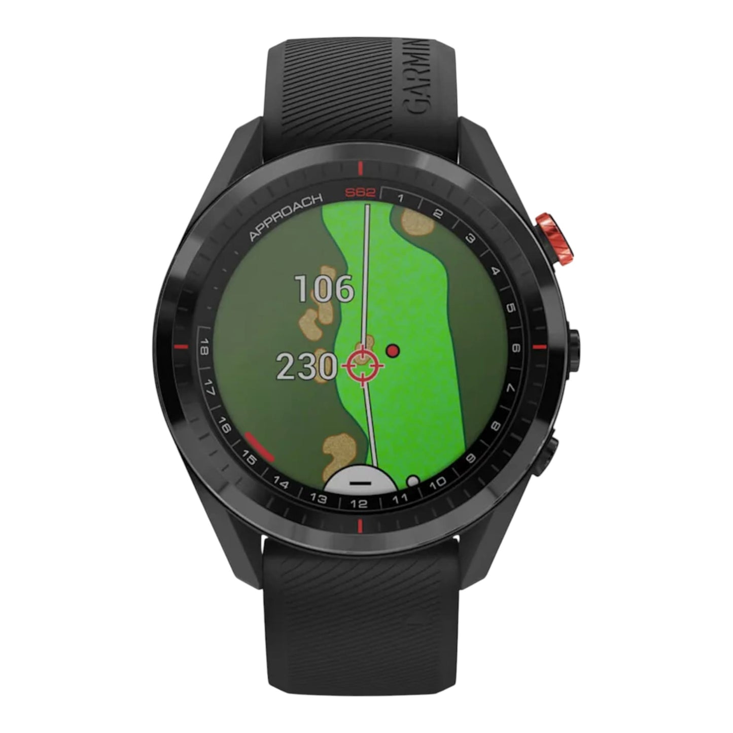 GARMIN - Approach® S62 Bundle Céramique noir avec bracelet noir Pack - 010-02200-02