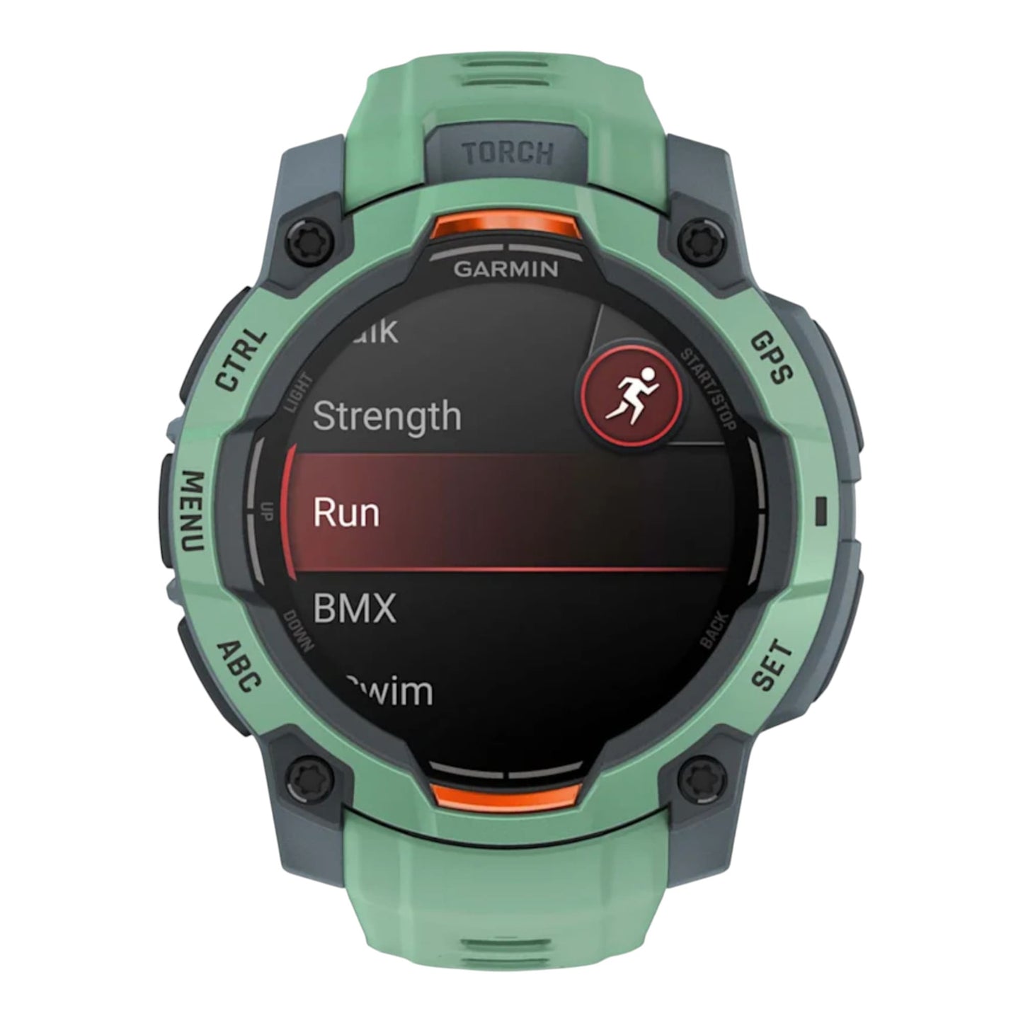 GARMIN - Instinct® 3 – 45 mm - AMOLED Vert d'eau avec bracelet vert d'eau -010-02936-01