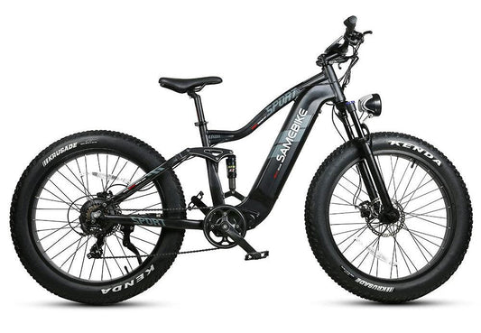 Samebike RSA08 750W Bafang Motor 26″ Fat Bike E-Mountain Bike 17Ah