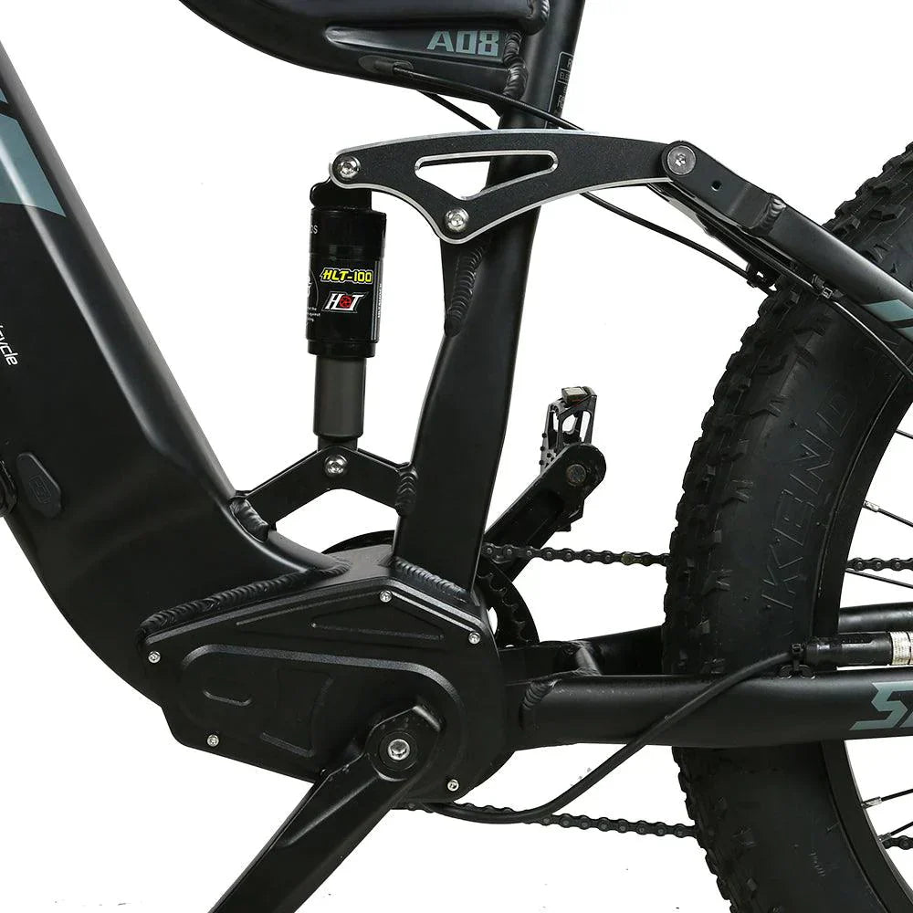 Samebike RSA08 750W Bafang Motor 26″ Fat Bike E-Mountain Bike 17Ah