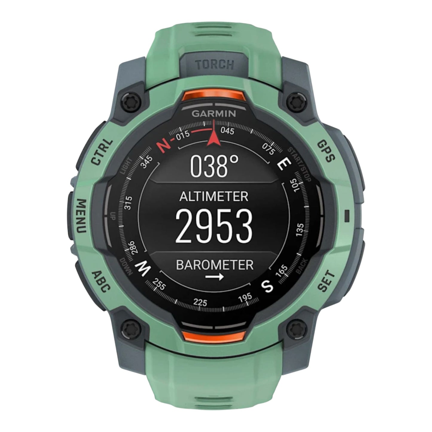 GARMIN - Instinct® 3 – 45 mm - AMOLED  Vert d'eau avec bracelet vert d'eau -010-02936-01