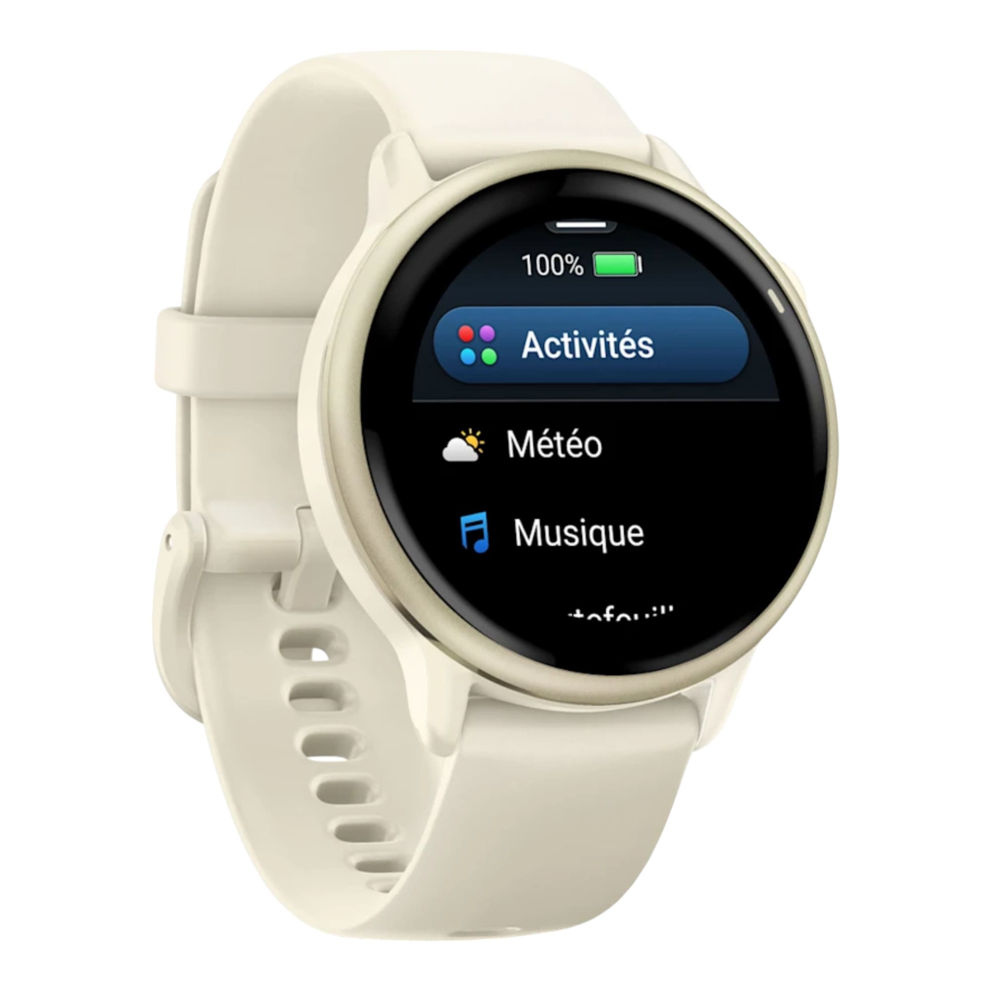 GARMIN - vívoactive® 6  Lunar Gold avec bracelet ivoire - 010-02985-01