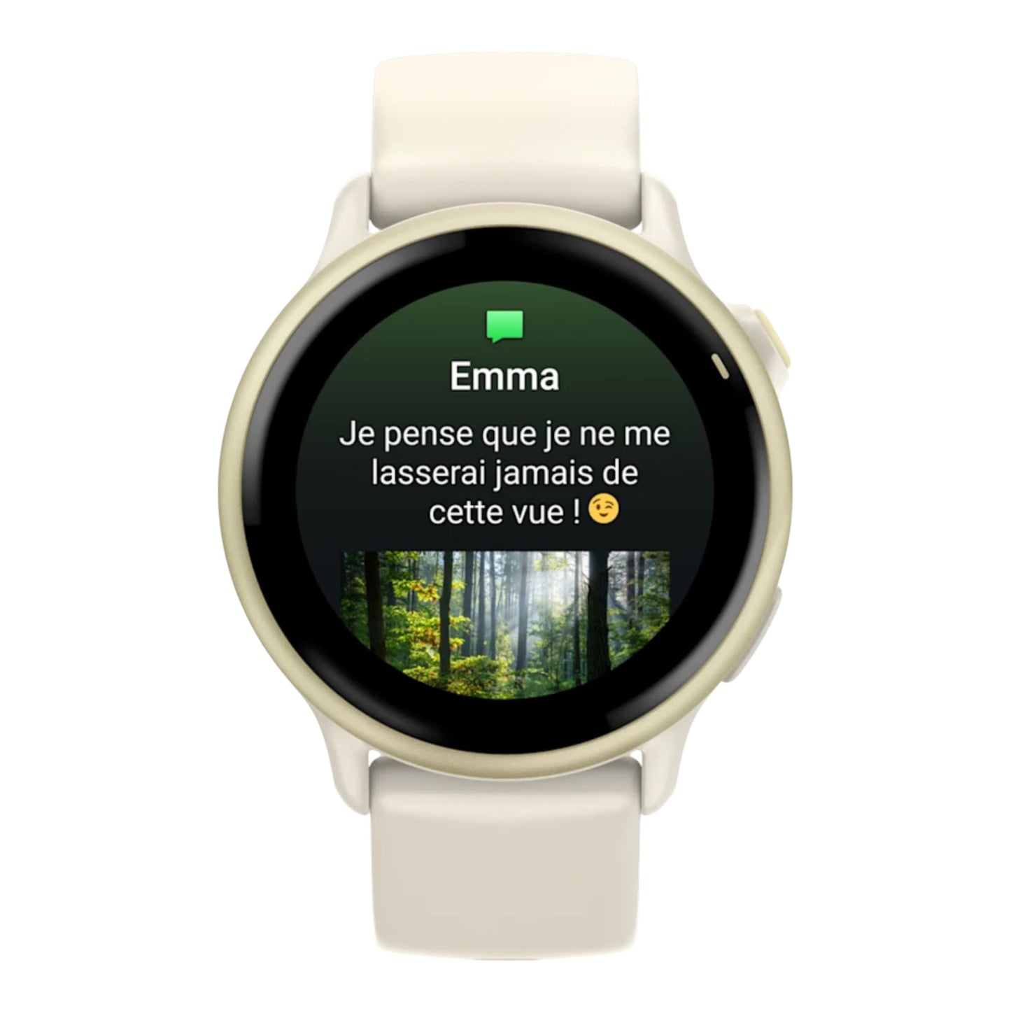 GARMIN - vívoactive® 6  Lunar Gold avec bracelet ivoire - 010-02985-01