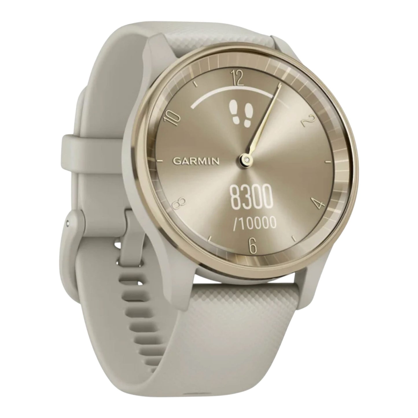 GARMIN - vívomove® Trend  Cream Gold avec bracelet silicone lin - 010-02665-02