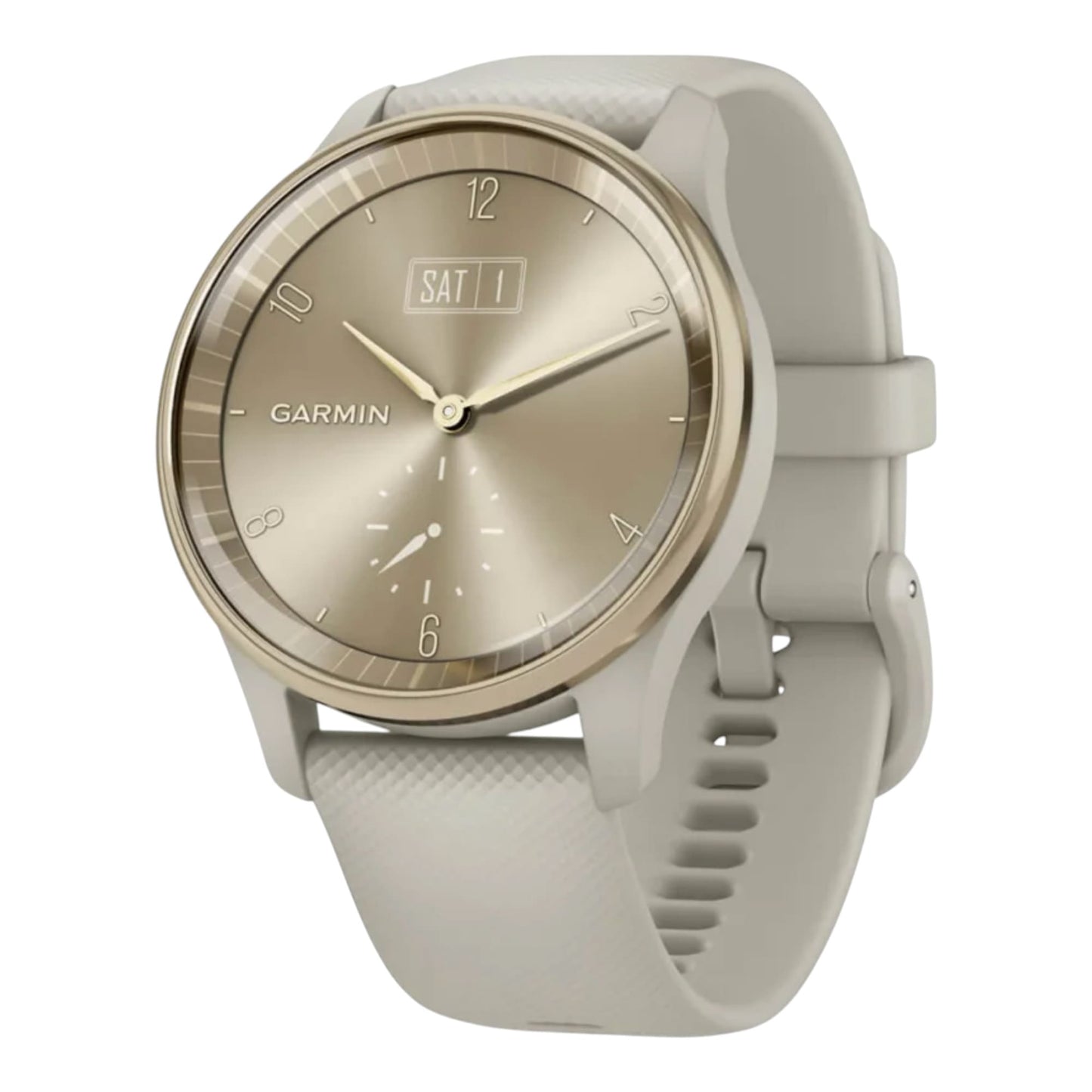 GARMIN - vívomove® Trend  Cream Gold avec bracelet silicone lin - 010-02665-02